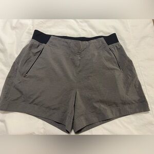 Calia Gray Pull On Athleisure Athletic Moisture Wicking Summer Shorts Large